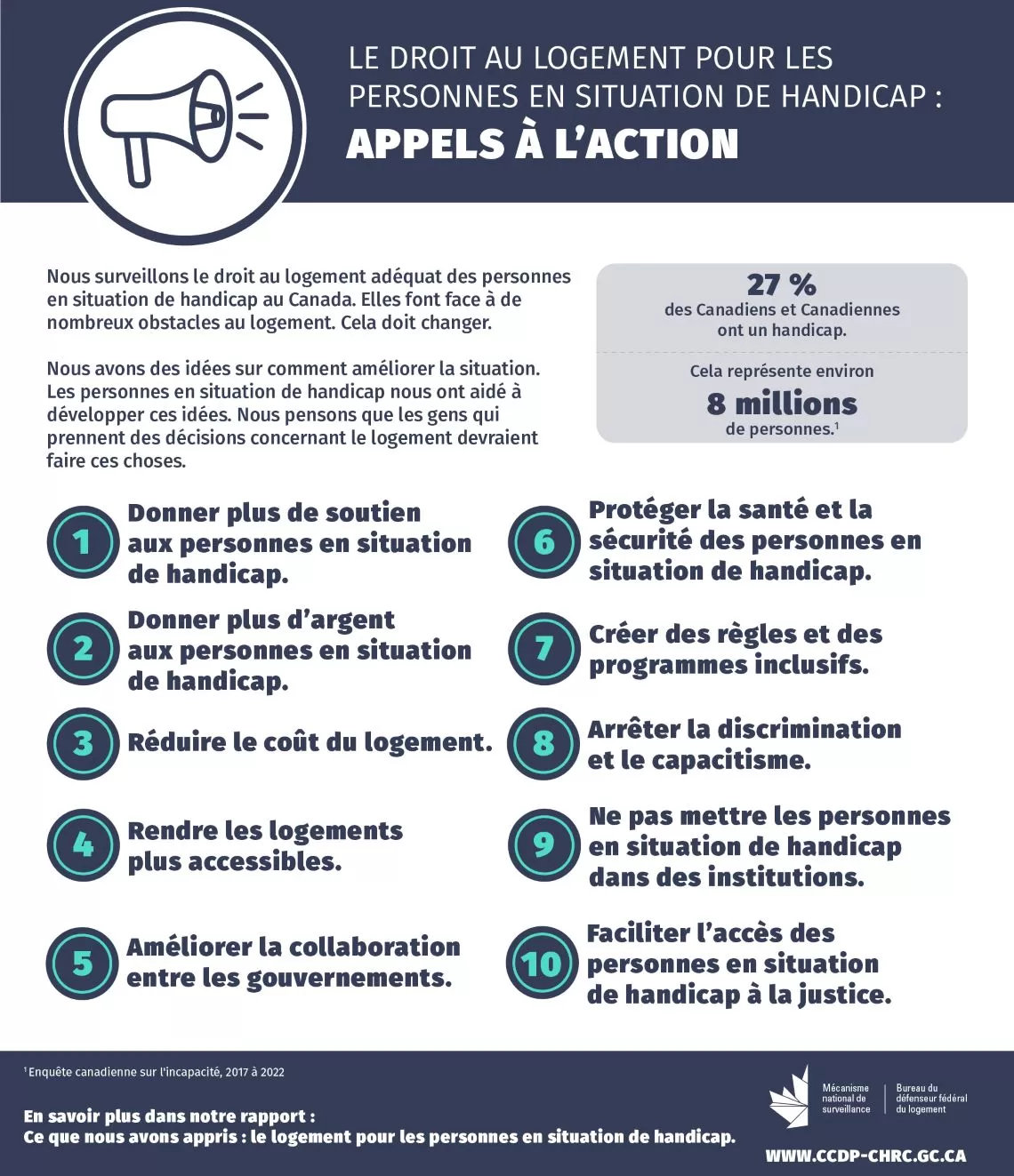 Appels à l’action - Version textuelle suit